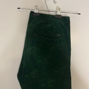 Scotch & Soda Green Patterned Corduroy Pants (30x34)